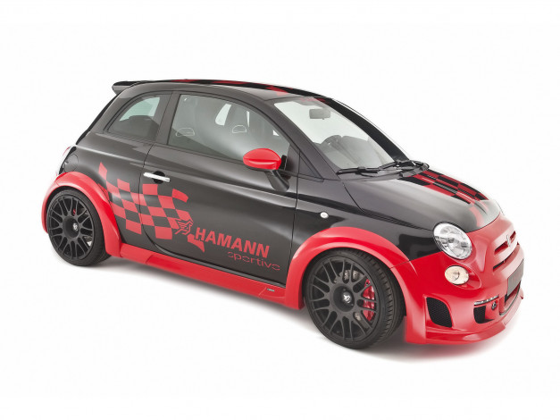 Обои картинки фото hamann fiat 500 abarth 2010, автомобили, fiat, 500, hamann, 2010, abarth