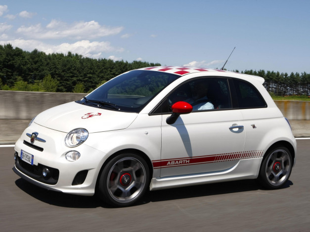 Обои картинки фото karl schnorr fiat-500 abarth 2017, автомобили, fiat, karl, schnorr, 2017, abarth, fiat-500
