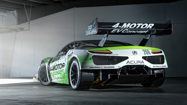 Обои картинки фото acura nsx ev pikes peak concept 2016, автомобили, acura, peak, pikes, 2016, concept, ev, nsx