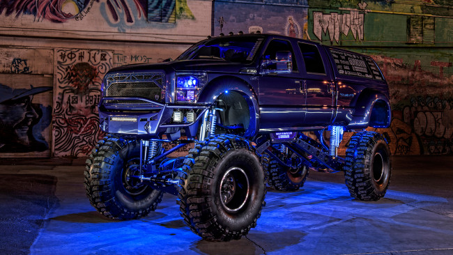 Обои картинки фото автомобили, custom pick-up, ford