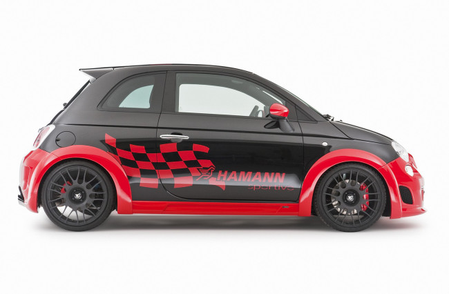 Обои картинки фото hamann fiat 500 abarth 2010, автомобили, fiat, 500, abarth, 2010, hamann