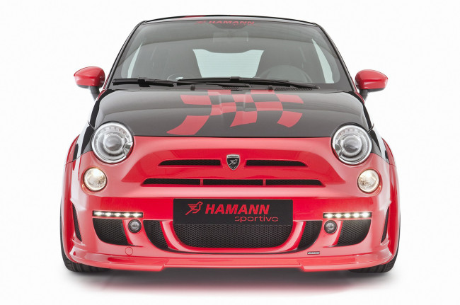 Обои картинки фото hamann fiat 500 abarth 2010, автомобили, fiat, 2010, abarth, 500, hamann