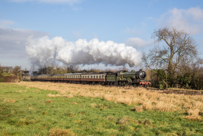 Обои картинки фото техника, паровозы, локомотив, состав