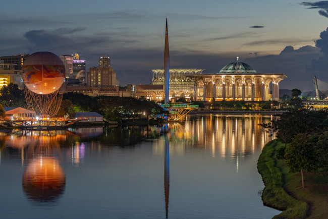 Обои картинки фото putrajaya, города, - панорамы, простор
