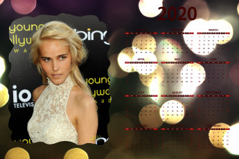 обоя календари, девушки, 2020, calendar, девушка, знаменитость, женщина