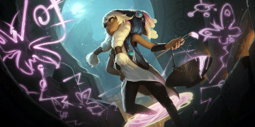 Картинка видео+игры league+of+legends +legends+of+runeterra девушка краска рисунки портал