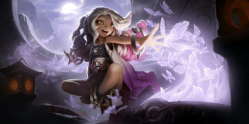Картинка видео+игры league+of+legends +legends+of+runeterra девочка магия бабочки браслеты