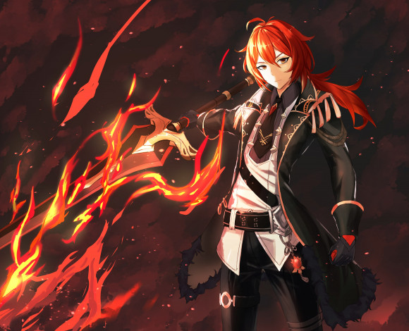 Обои картинки фото аниме, genshin impact, genshin, impact