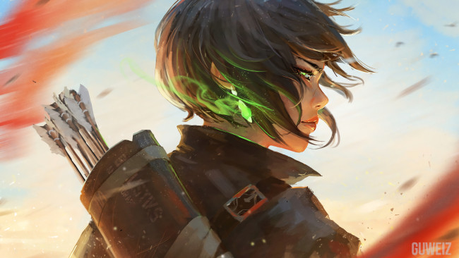 Обои картинки фото guweiz, рисованное