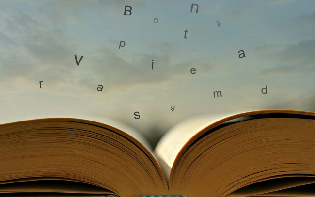 Обои картинки фото разное, канцелярия,  книги, книга, буквы