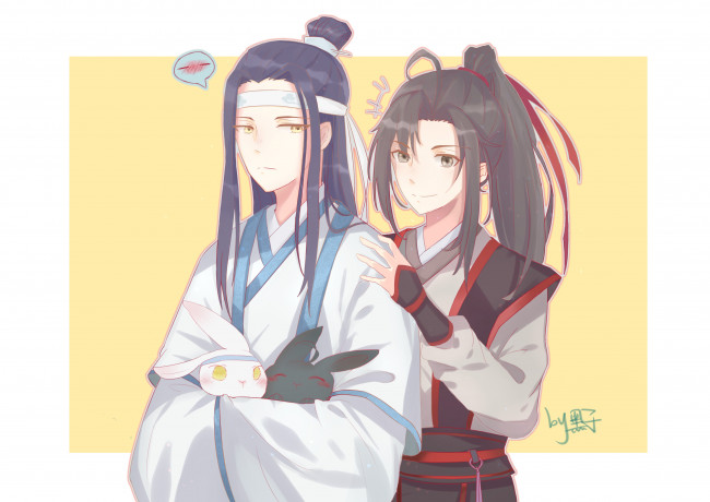 Обои картинки фото аниме, mo dao zu shi, the, untamed, неукротимый, повелитель, чэньцин, мосян, тунсю, mo, dao, zu, shi, магистр, дьявольского, культа