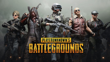 Картинка видео+игры playerunknown`s+battlegrounds оружие надпись игра логотип game character персонаж защитные костюмы playerunknown's battlegrounds pubg