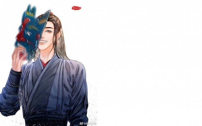 Обои картинки фото рисованное, кино,  мультфильмы, вэй, усянь, маска