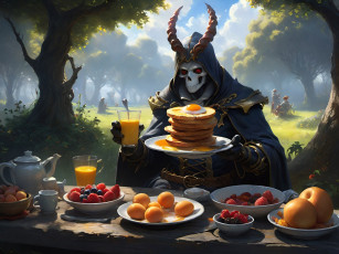 Картинка фэнтези нежить нейросети графика нейроарт ai art нейронные сети рисунки нейро искусство