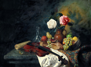 Картинка рисованное алексей+антонов натюрморт