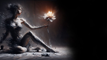 Картинка фэнтези девушки нейросети графика нейроарт ai art нейронные сети рисунки нейро искусство