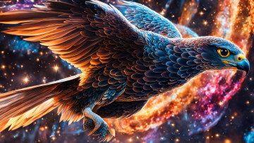 Картинка рисованное животные +птицы +орлы нейросети графика нейроарт ai art нейронные сети рисунки нейро искусство