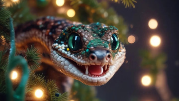 обоя праздничные, - разное , новый год, нейросети, графика, нейроарт, ai, art, нейронные, сети, рисунки, нейро, искусство, нейрографика, graphics, neuroart, neural, networks, drawings, neuro, neurography, новый, год, 2025