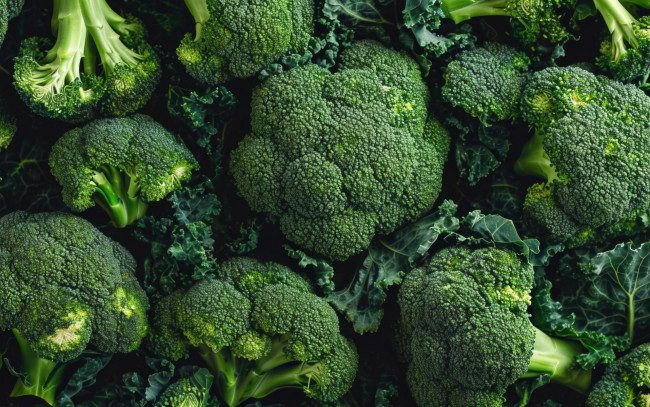 Обои картинки фото еда, капуста и её разновидности, брокколи, капуста, макро