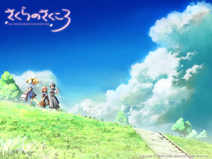 обоя haru, no, ashioto, the, movie, ourin, dakkan, аниме