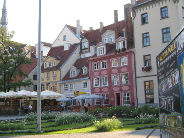 Обои картинки фото старая, рига, площадь, ливов, города, латвия