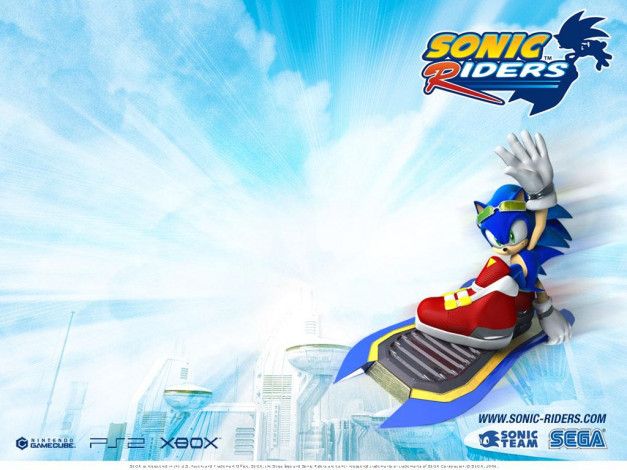 Обои картинки фото видео, игры, sonic, riders