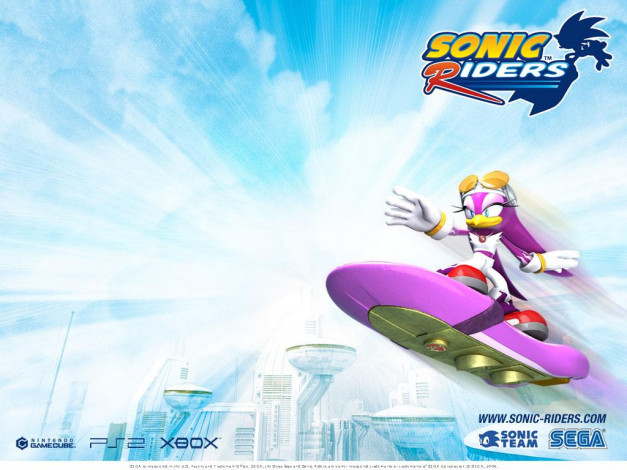Обои картинки фото видео, игры, sonic, riders