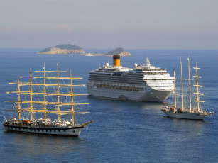 Картинка корабли разные вместе