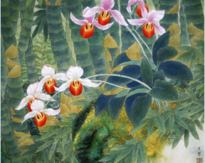 Картинка рисованные цветы