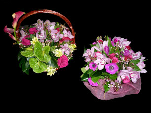 Картинка цветы букеты композиции