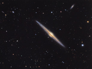Картинка ngc 4565 космос звезды созвездия