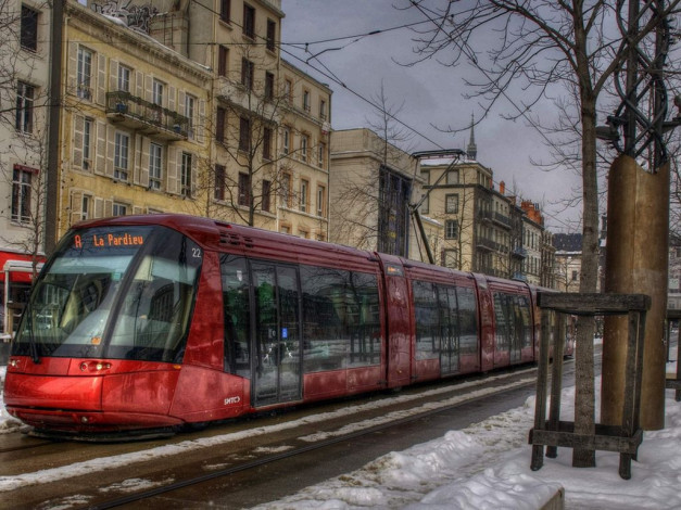 Обои картинки фото техника, трамваи