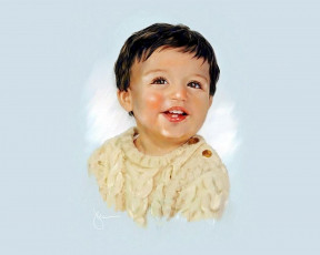 Картинка рисованные дети