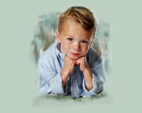 Картинка рисованные дети