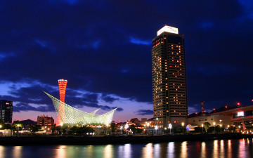 Картинка города огни ночного