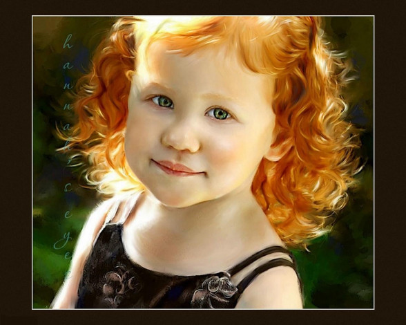 Обои картинки фото рисованные, дети