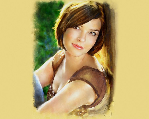 Обои картинки фото рисованные, люди