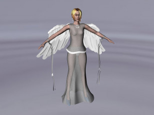 Картинка 3д графика angel ангел девушка