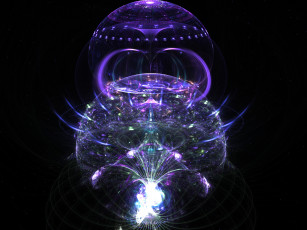 Картинка 3д графика fractal фракталы цвета узор