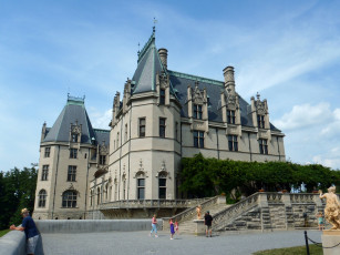 Картинка south terrace view of the biltmore estate города здания дома сша