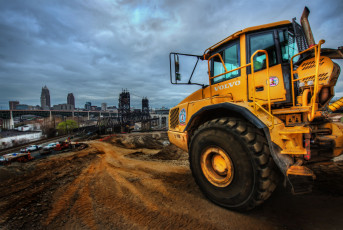 Картинка техника строительная volvo трактор