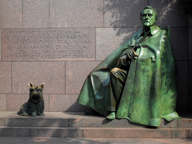 Обои картинки фото memorial, города, вашингтон, сша, рузвельт