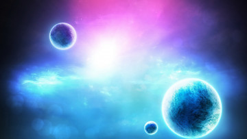 Картинка космос арт планеты