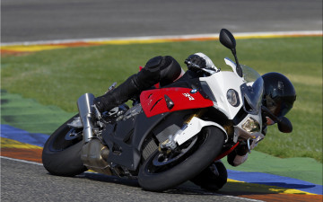 Картинка спорт мотоспорт bmw s1000rr motorcycle гонка трек