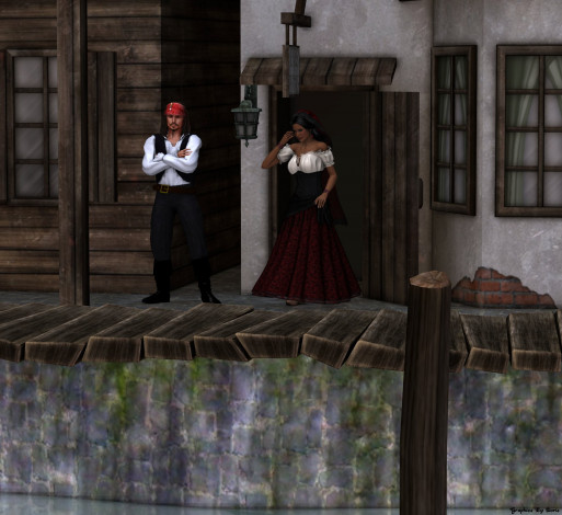 Обои картинки фото 3д, графика, people, люди, девушка, мужчина