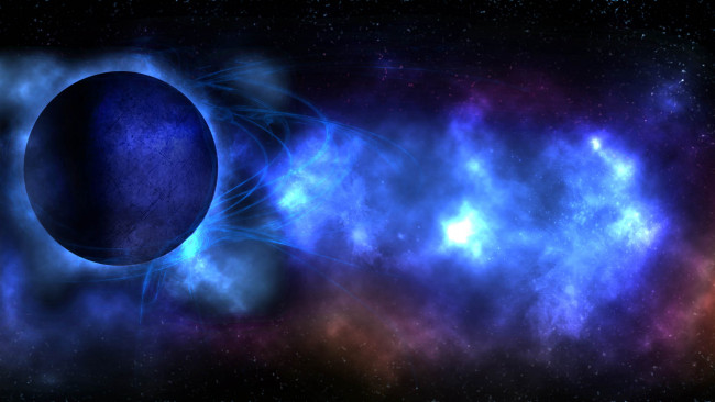 Обои картинки фото космос, арт, планета