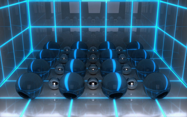 Обои картинки фото 3д, графика, шары, фон