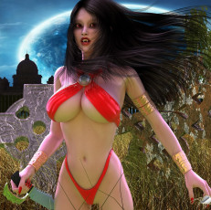 Картинка 3д+графика people+ люди купальник взгляд девушка