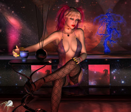 Картинка 3д+графика people+ люди девушка взгляд