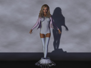 Картинка 3д+графика people+ люди взгляд девушка